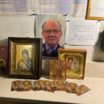 Церемония передачи в дар церкви Василия Исповедника за Рогожской заставой икон из города Бари